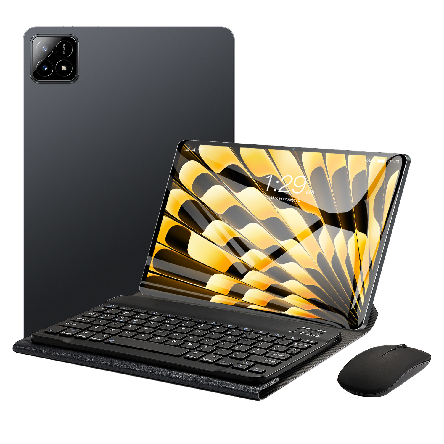 タブレット pc 本体 Android15 Wi-Fi 5G 大画面10インチ 12+512GB HD視力保護 GPS Bluetooth 通話対応 動画視聴 IPS液晶 軽量 在宅勤務 ネット授業 simフリー |  | 01