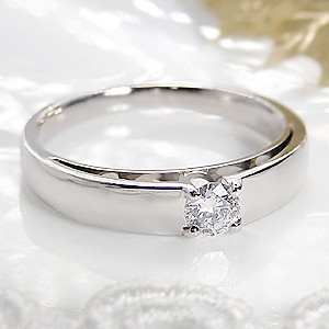 プラチナ ダイヤモンド デザイン リング一点物 一粒ダイヤ 指輪 普段使い プラチナリング ダイヤモンド 大粒