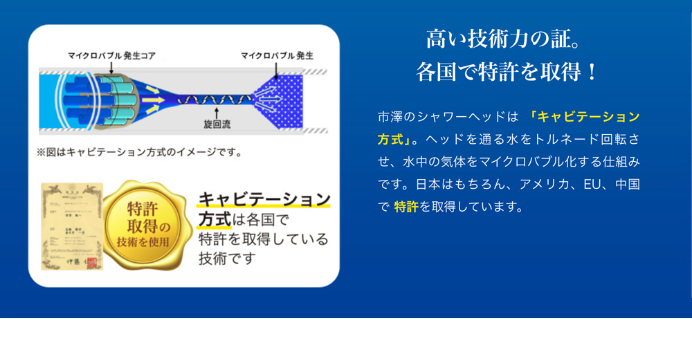 市澤のシャワーヘッド　新品　専用ページ 市澤のシャワーヘッド マイクロバブル マイクロナノバブル 日本製