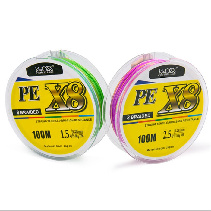 78%OFF!】 PEライン８本編 #5.0 Φ0.37mm 100ｍ 10m毎計5色