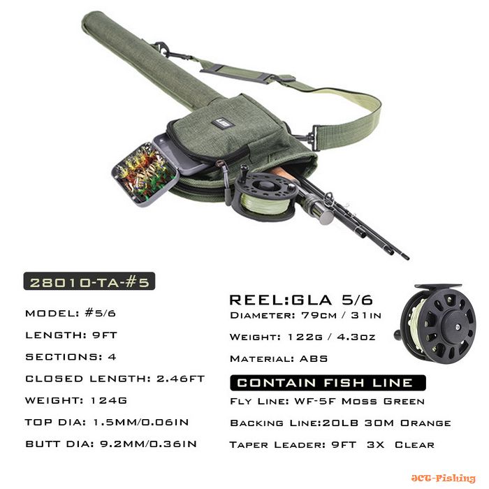 フライフィッシングセットフライ セット ロッド 竿 リール ライン