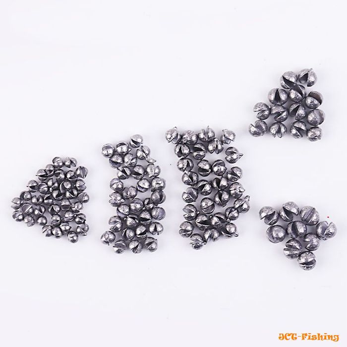 ガン玉 セット ケース入り 7サイズ 120g ジンタン 錘 オモリ 丸型 割