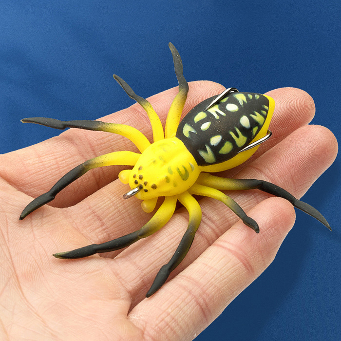 スパイダー 蜘蛛 クモ ルアー 5色セット ブラックバス ナマズ