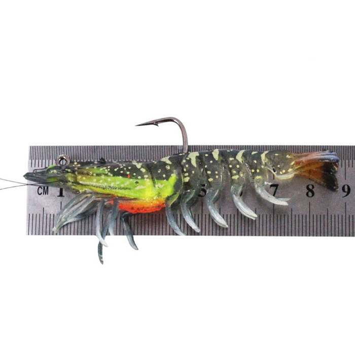 えびルアー 3色セット エビ 海老 ルアー リアル 11g 9cm 夜光 ソフト
