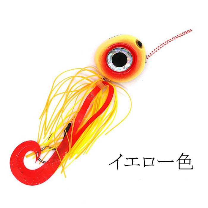 KAIRI タイラバ リアル魚眼 100ｇ 鯛ラバ 3Dアイ カーリー テール 仕掛け｜jct-pearl｜06