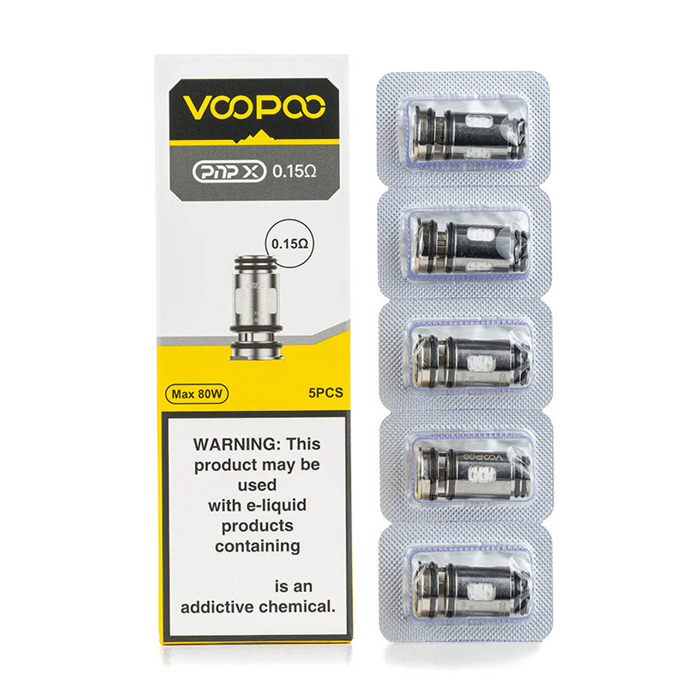 Voopoo PnP-X Coil コイル 5個入り 交換  0.15Ω 0.3Ω 0.6Ω 0.8Ω ブープー 電子タバコ VAPE |  | 01