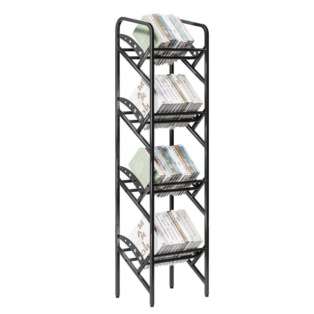 50%タイムセール】ファイルラック 斜め 大容量 書類整理 教科書 漫画