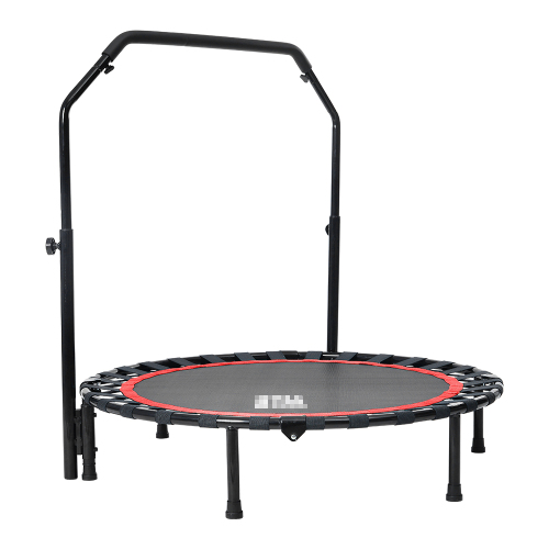 補助手すり付き トランポリン 耐荷重110kg 102cm ゴム ダイエット器具 補助手すり付き トランポリン 耐荷重110kg 102cm ゴム