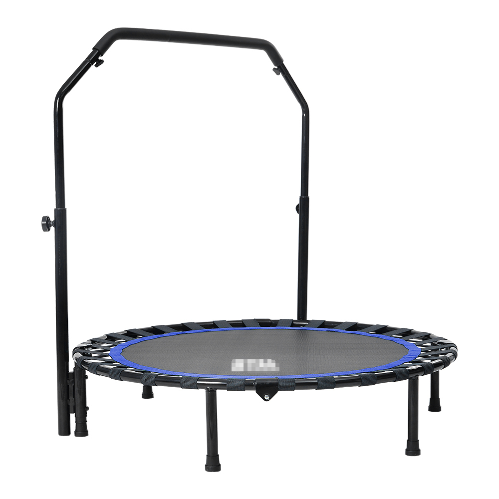 補助手すり付き トランポリン 耐荷重110kg 102cm ゴム ダイエット器具 補助手すり付き トランポリン 耐荷重110kg 102cm ゴム
