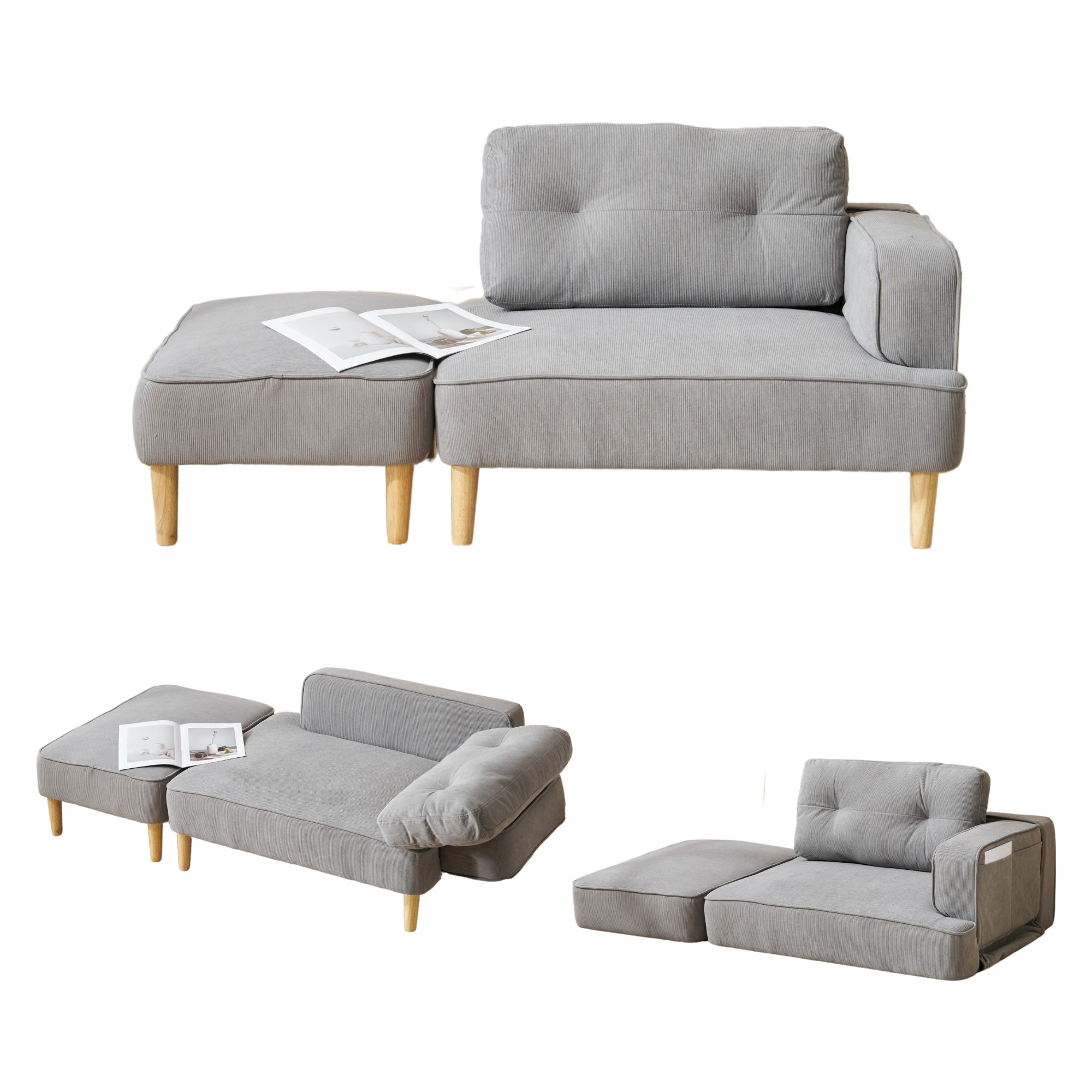 3人掛けソファ ソファーベッド L字 組み合わせ自由