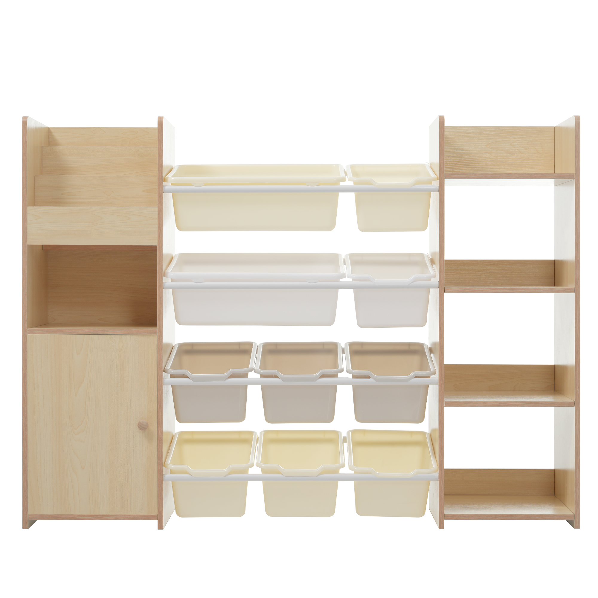 おもちゃ収納 ラック おもちゃ箱 絵本棚 収納ラック 大容量 ワイド