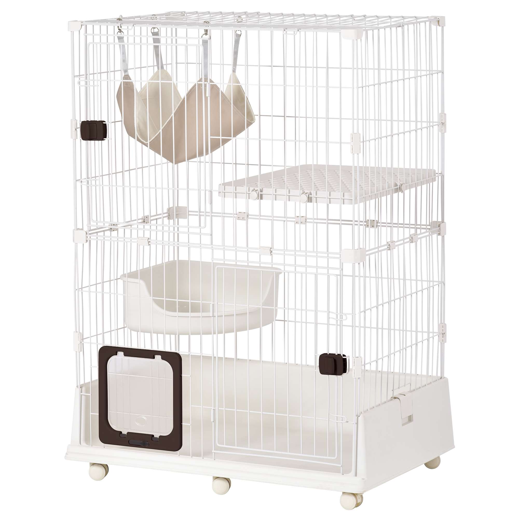 猫 ケージ キャットケージ ペットケージ キャスター付 猫ゲージ 大型