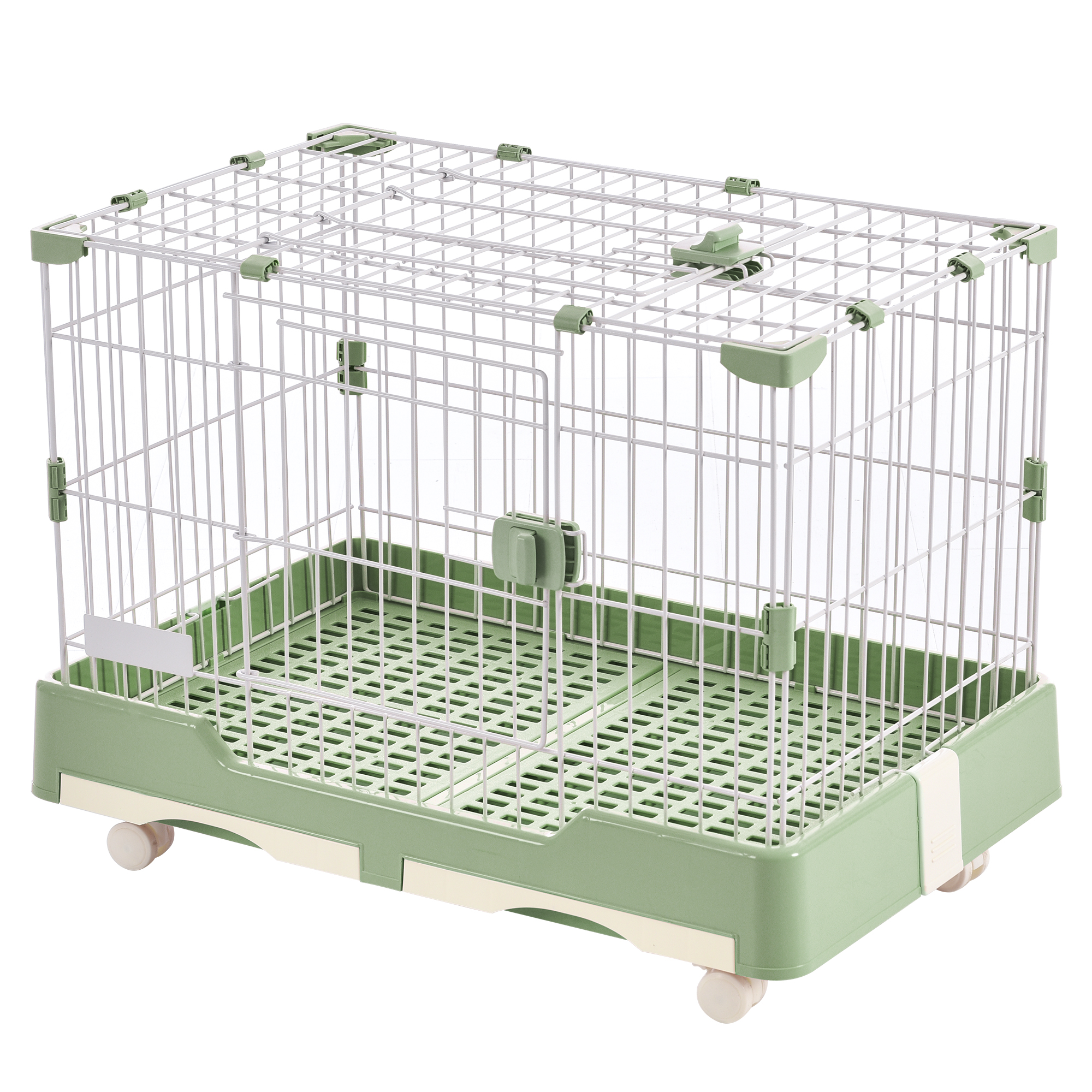 猫用ケージ（色：グリーン系）｜猫用品｜ペット用品、生き物