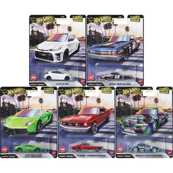 MATTEL（マテル） ホットウィール(Hot Wheels) ブールバード 5台セット