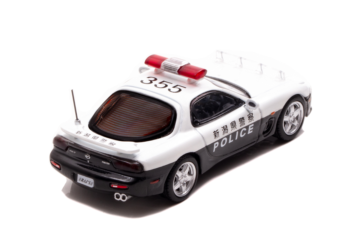 RAI'S 1/64 マツダ RX-7 (FD3S) 新潟県警察交通機動隊車両 (355)埼玉県 