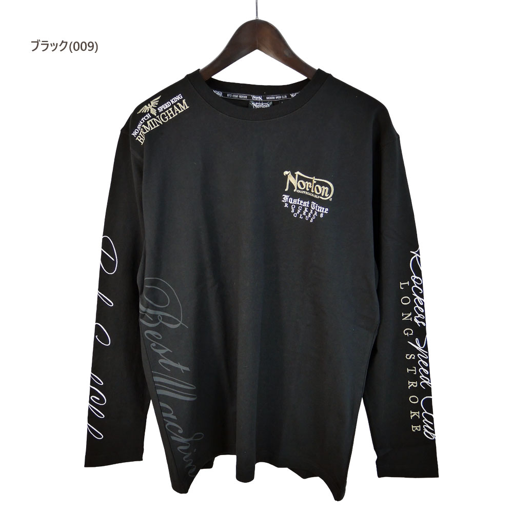 P6倍 ノートン ゴールド刺繍 MAX ロンT 261n1101（L寸：メンズ） 2026