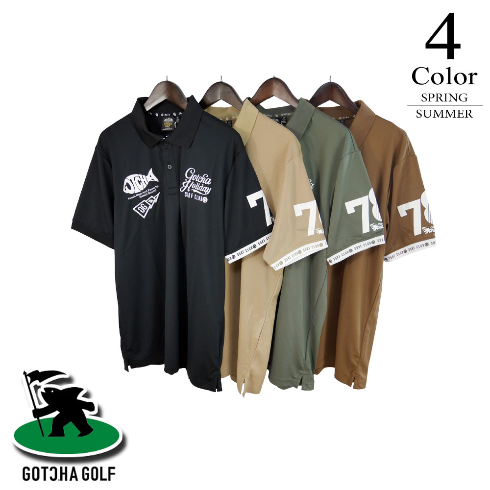 GOTCHA GOLF P6倍 ガッチャゴルフ ゴルフウェア ドライUVカット