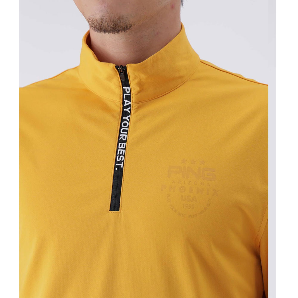 撥水レイヤードツインアウター【L寸】イエロー　ピンゴルフ 621-5220901 PING（ピン） セール/30％OFF ピンゴルフ ゴルフウェア 撥水レイヤード