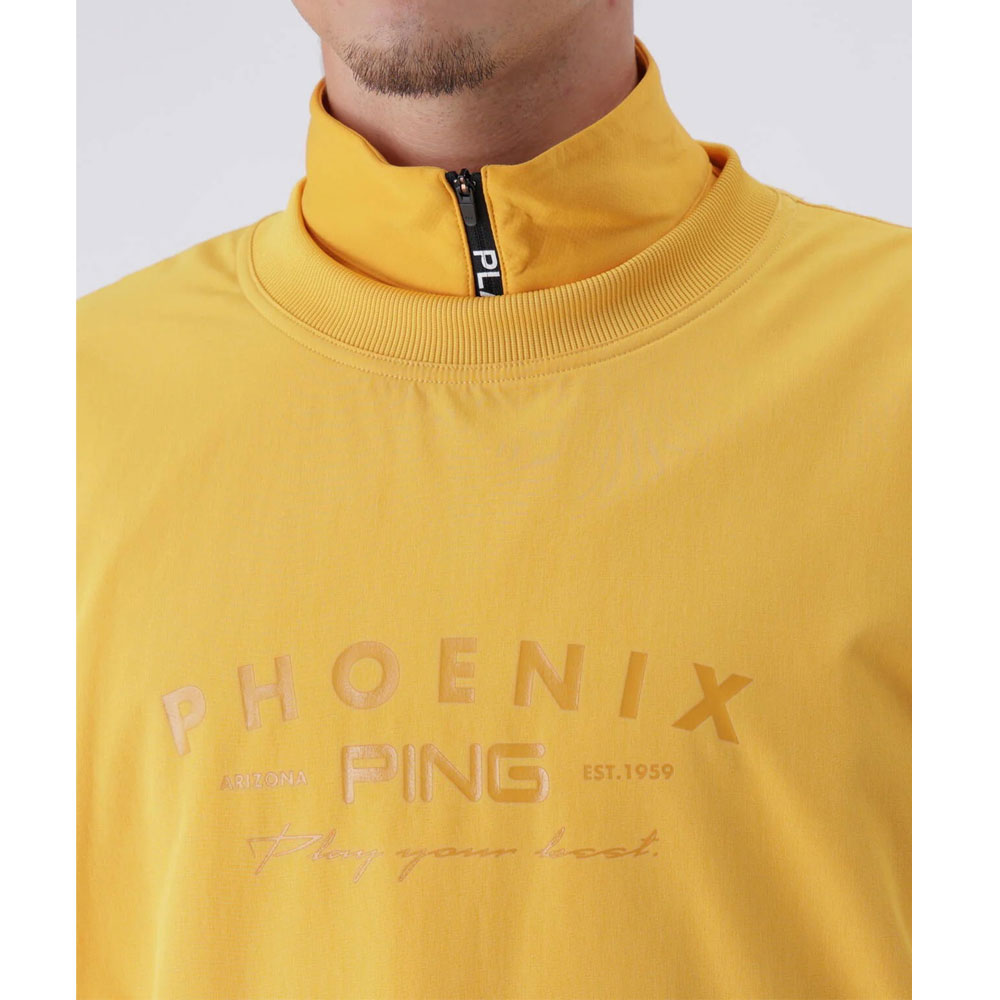 撥水レイヤードツインアウター【L寸】イエロー　ピンゴルフ 621-5220901 PING（ピン） セール/30％OFF ピンゴルフ ゴルフウェア 撥水レイヤード