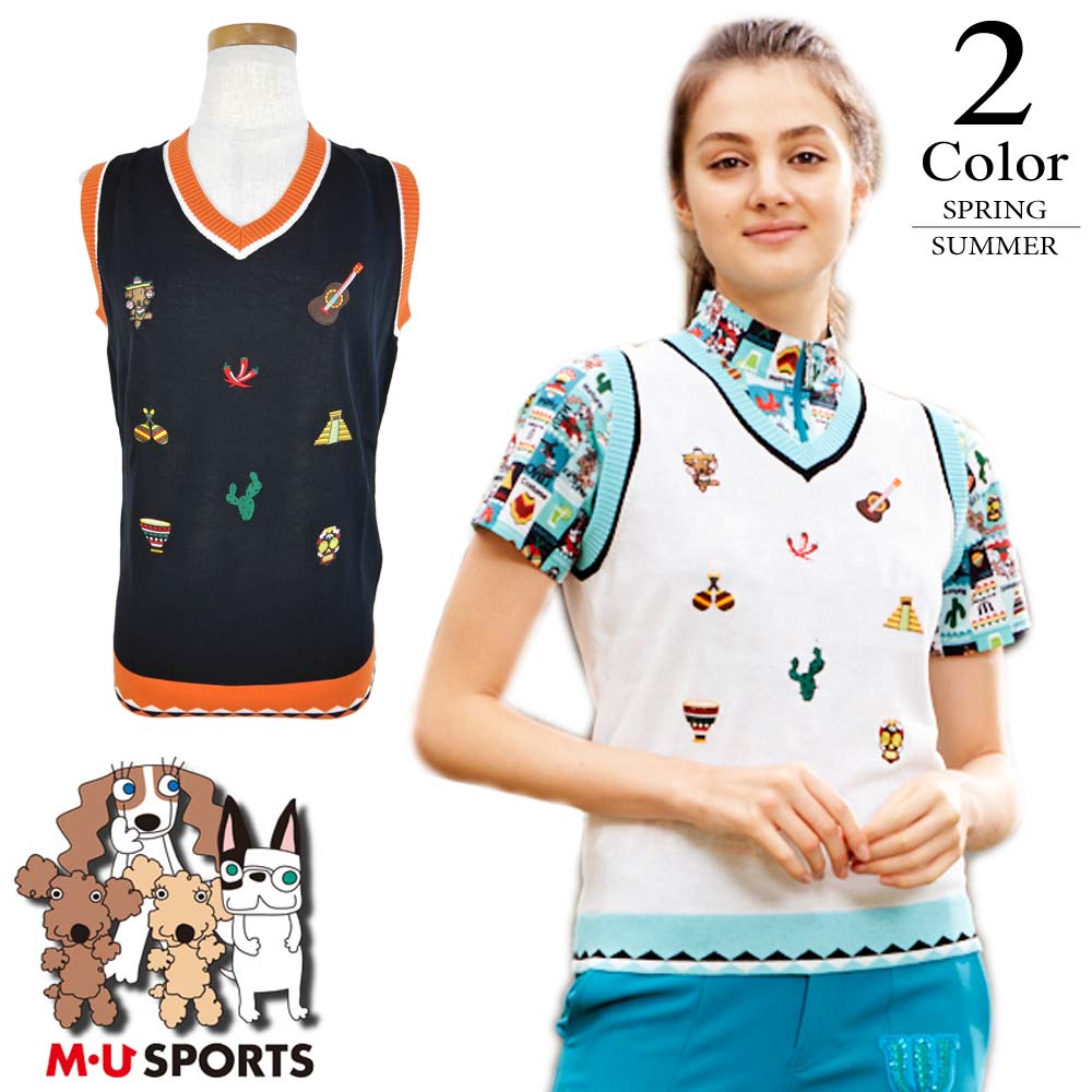 M・U SPORTS メール便・ゆうパケット MUスポーツ ゴルフウェア ベスト