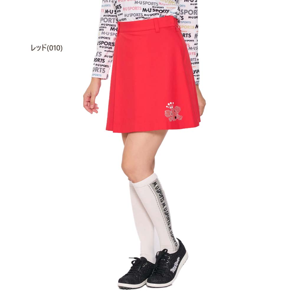 美品　MUSPORTS エムユースポーツ　ゴルフウェア　ロゴボアスカート ボアスカート（801H8554） – M・U SPORTS ONLINE SHOP
