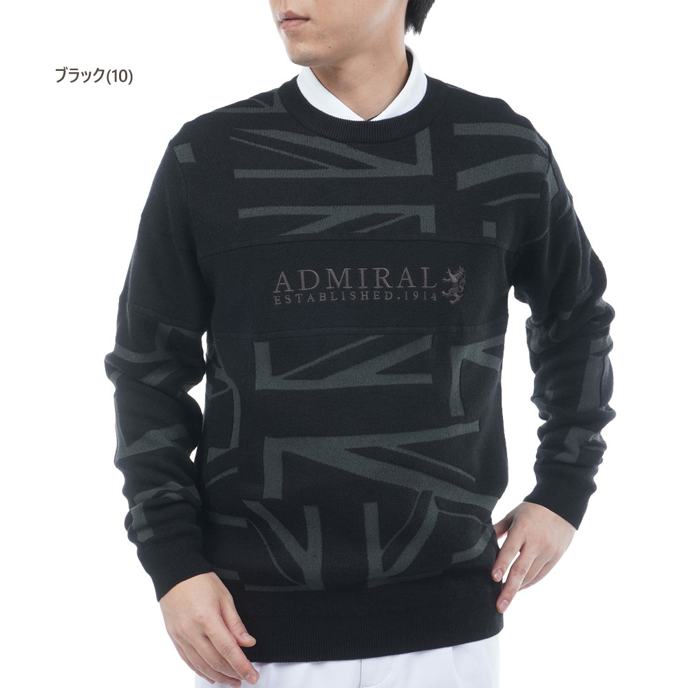 美品 ADMIRAL GOLF アドミラルゴルフ ニットトレーナー L Admiral Golf（アドミラルゴルフ） セール/30％OFF アドミラル ゴルフ