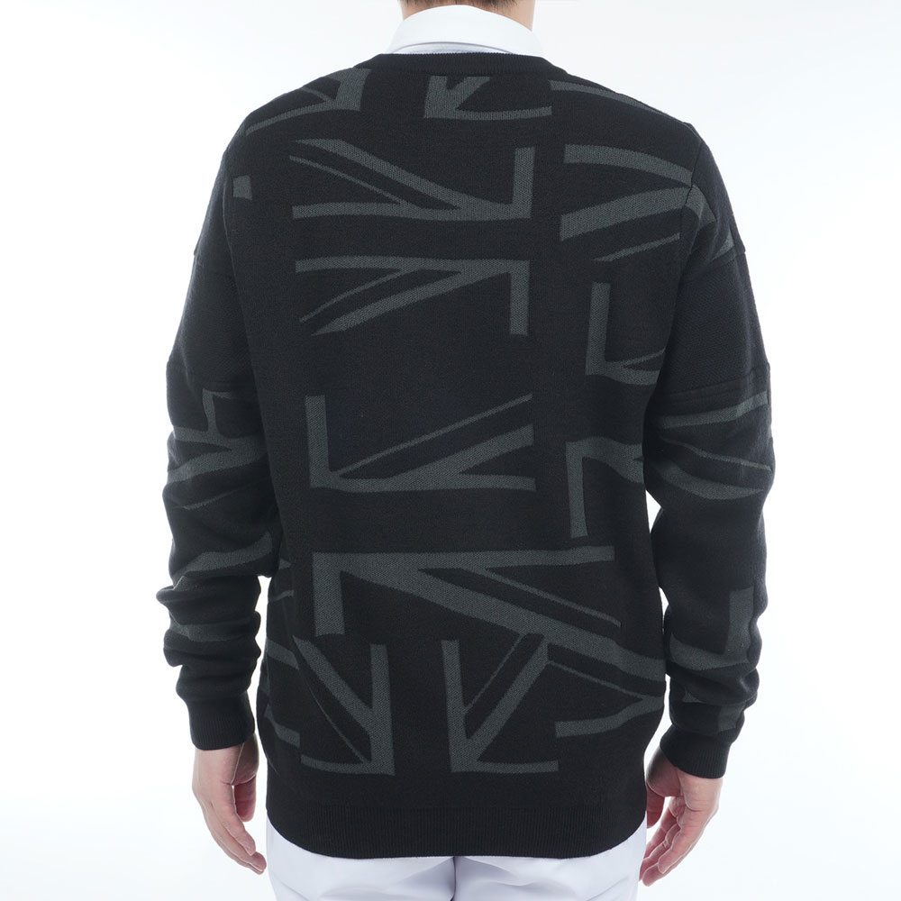 アドミラル ゴルフ クルーネックセーター【M寸】ブラック　adma564 楽天市場】アドミラル ゴルフ メンズ UJジャガード クルーネック