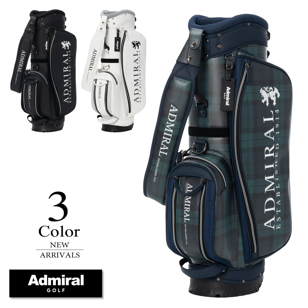 u*c様 Admiral アドミラル ゴルフ スタンド式 キャディバッグ ９型 Admiral Golf（アドミラルゴルフ） P10倍 ゴルフ スタンド キャディ
