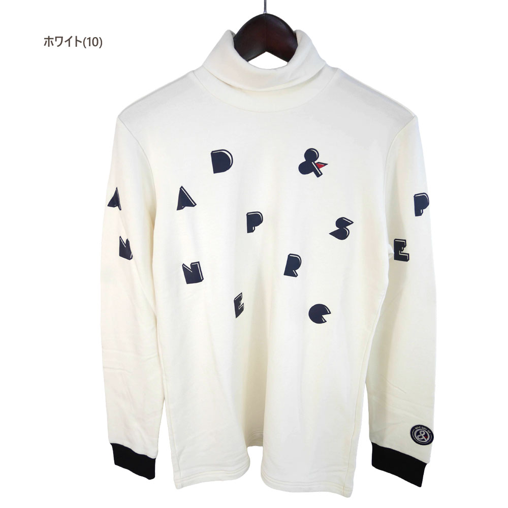 セール/30％OFF アンパスィ ゴルフウェア 長袖タートルネックシャツ