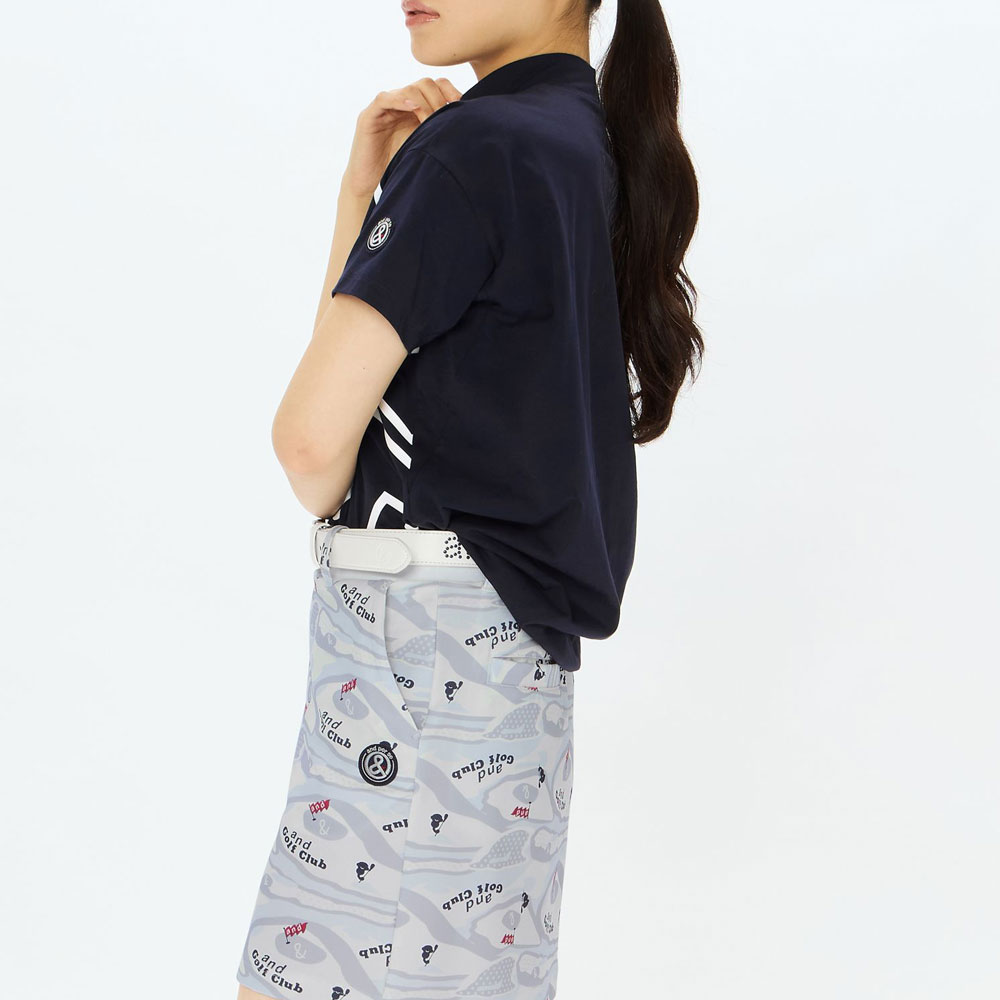 セール/40％OFF アンパスィ ゴルフウェア FIBOモックネックシャツ