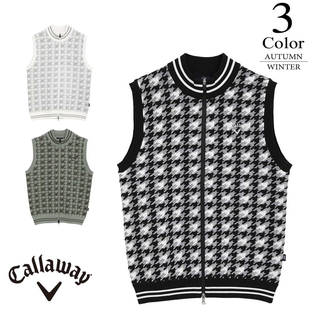 Callaway（キャロウェイ） セール/30％OFF ゴルフウェア 千鳥ジャ