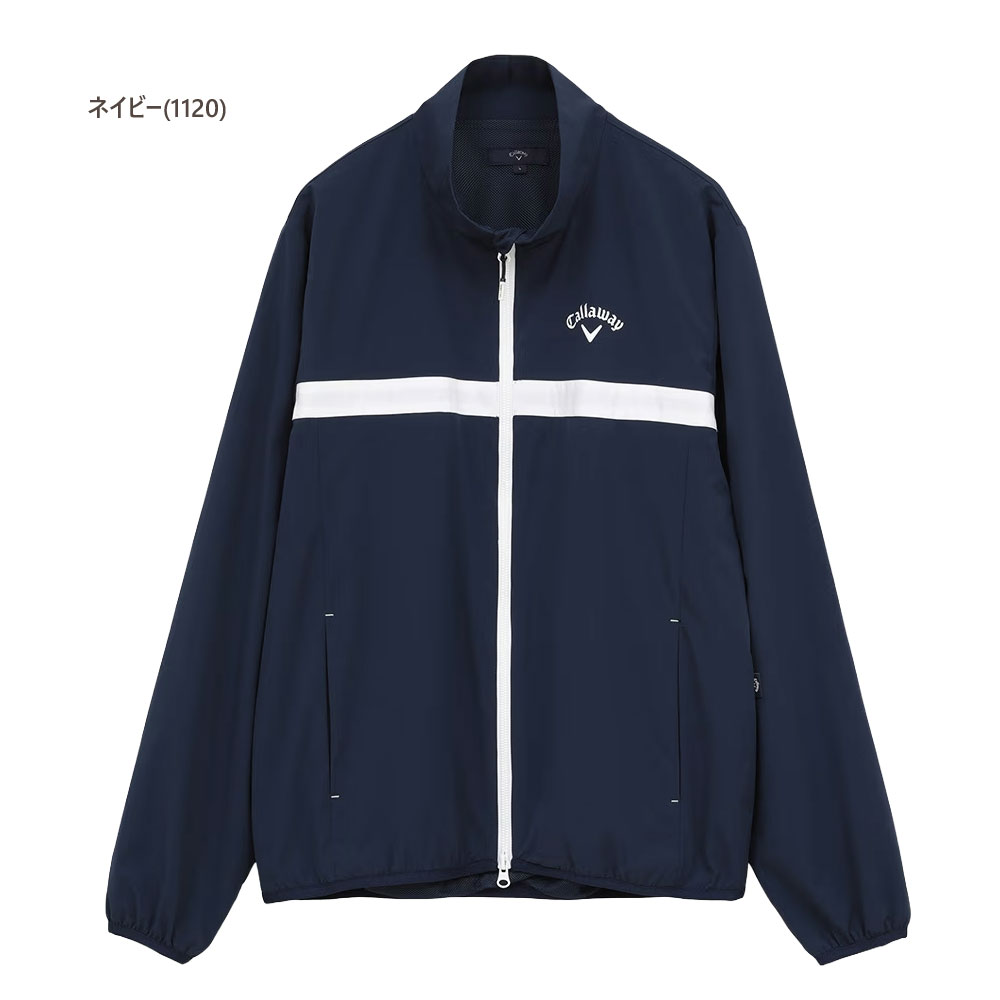 Callaway ゴルフ メンズジャケット（ジップ、ボタン：ジップアップ