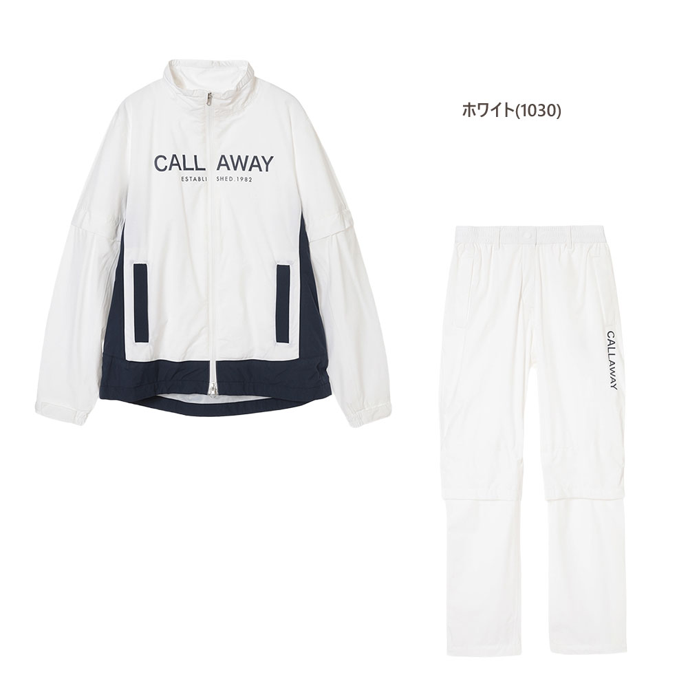 Callaway レディース レインウェア ホワイト Callaway レディース レインウェア ホワイト キャロウェイ（CALLAWAY