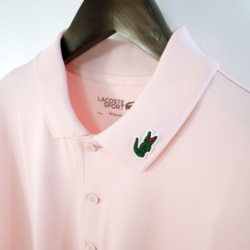 LACOSTE（ラコステ） セール ゴルフウェア 半袖カラーワニロゴパッチ
