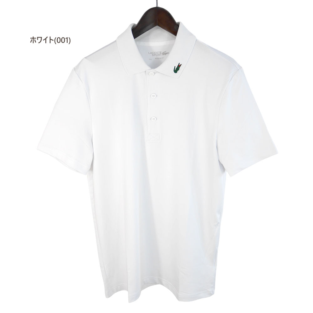 LACOSTE（ラコステ） ゴルフウェア 半袖カラーワニロゴパッチ