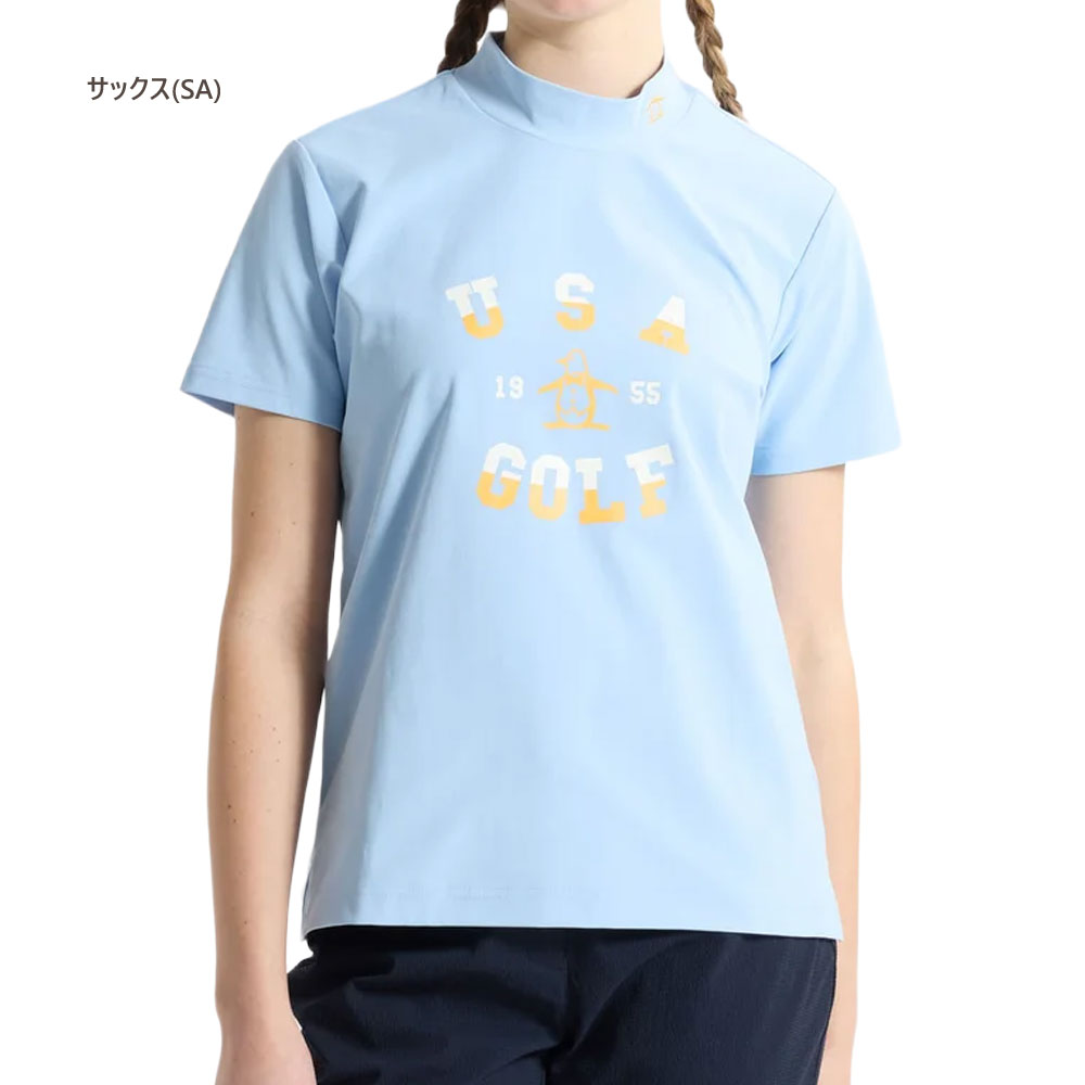 Munsingwear（マンシングウェア） ゴルフウェア モックネック半袖 