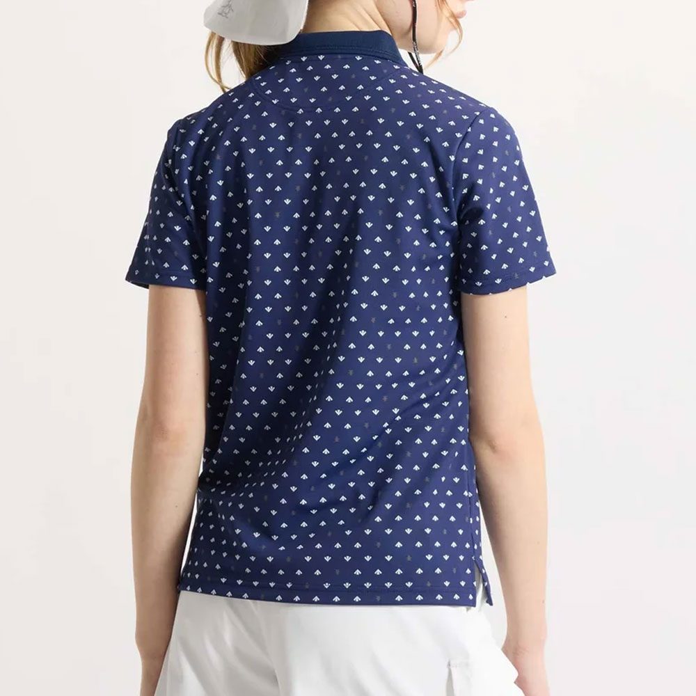Munsingwear 新品　タグ付き　半袖ポロシャツ Lサイズ サマー柄 Munsingwear（マンシングウェア） セール/30％OFF ゴルフウェア 総柄