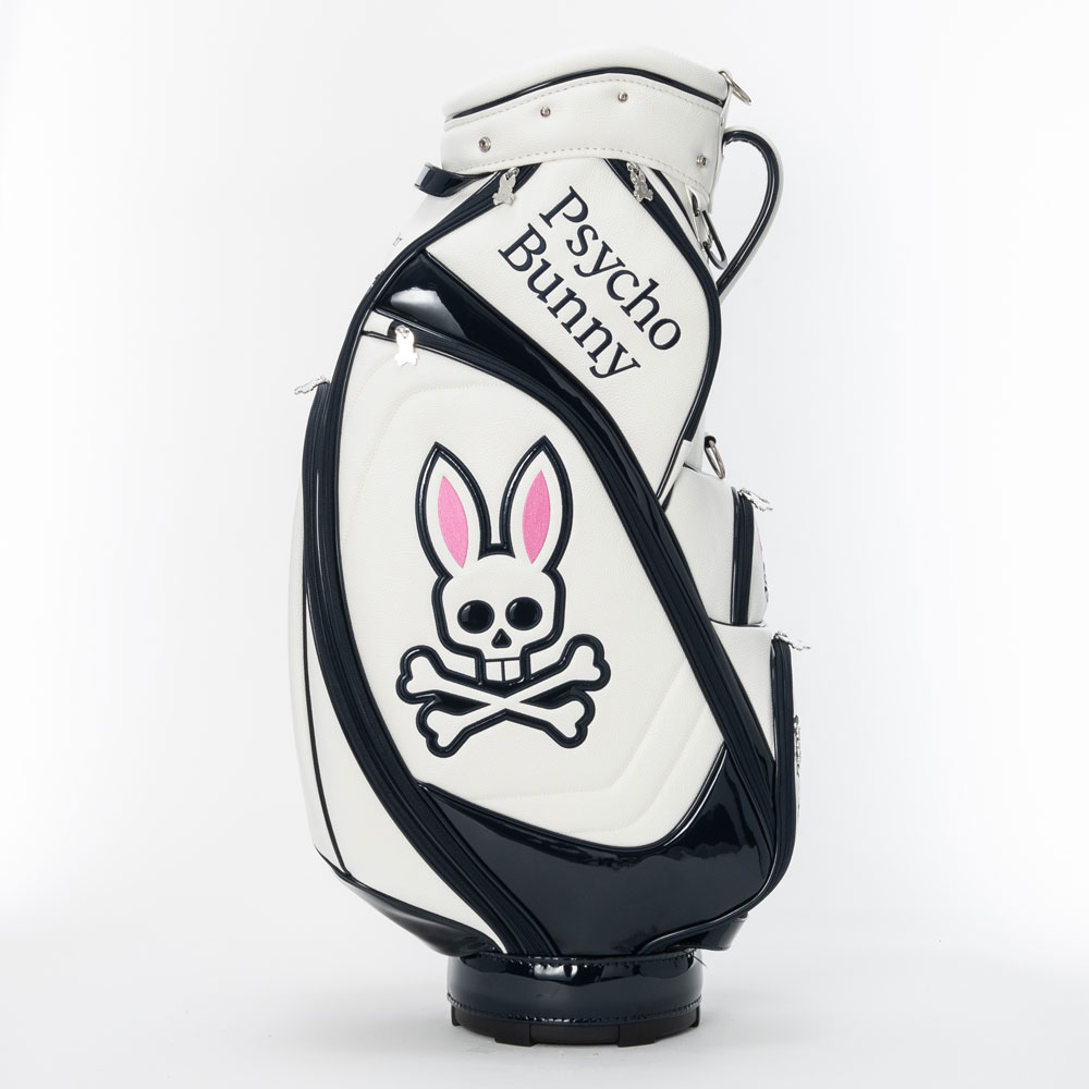 美品｜Psycho Bunnyサイコバニー　キャディバッグ サイコバニー ゴルフ キャディバッグ EXCLUSIVE EDITION Psycho Bunny