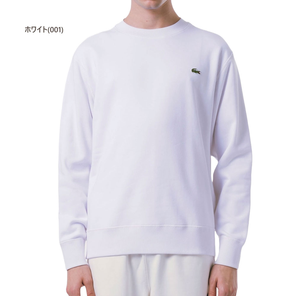 ゴルフ CLUBHAUS ×LACOSTE Crew Sweat ホワイトXL