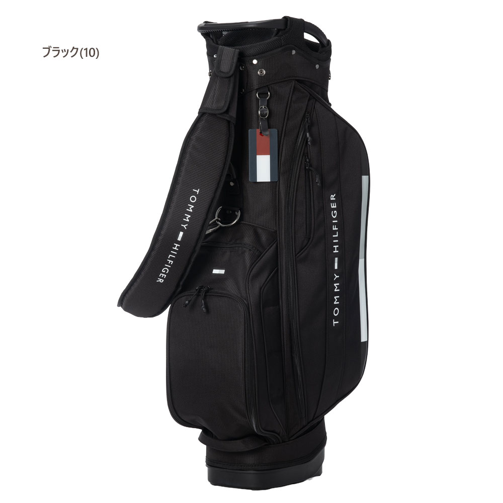 トミーヒルフィガー　スタンドキャディバッグ【9.0型】ブラック　thmg6sc8 TOMMY HILFIGER GOLF（トミー ヒルフィガー ゴルフ） P10倍 トミー