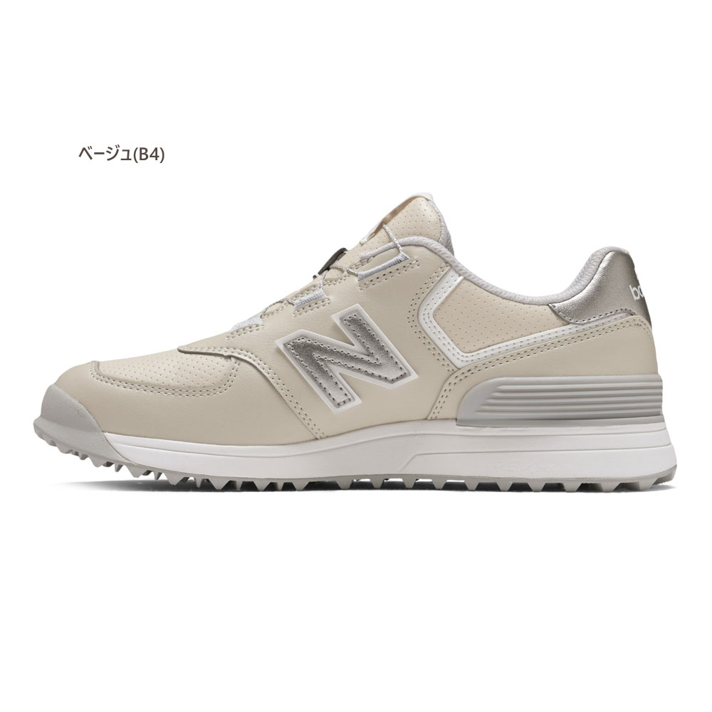 New Balance ゴルフシューズ シルバー 収納袋付き23.5 New Balance ゴルフシューズ シルバー 収納袋付き23.5