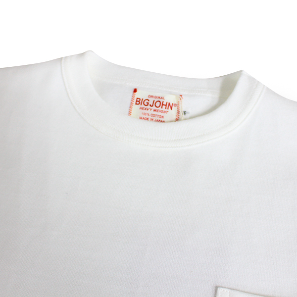 Big John（ビッグジョン） メンズ Tシャツ 半袖 無地T シンプルTシャツ