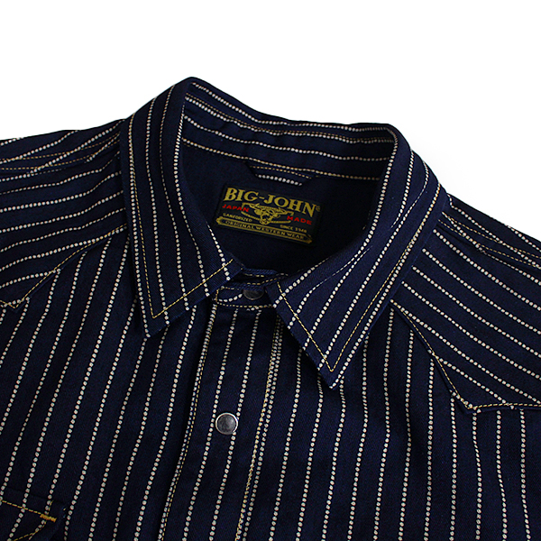 Big John（ビッグジョン） メンズ トップス 長袖 シャツ 10oz SELVADGE