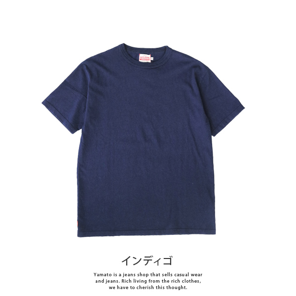 ビッグジョン Tシャツ BIG JOHN メンズ ORIGINAL INDIGO Tee MTS01M 0407