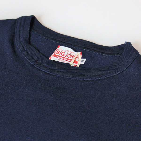 ビッグジョン Tシャツ BIG JOHN メンズ ORIGINAL INDIGO Tee MTS01M