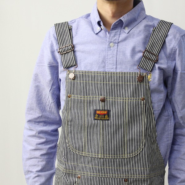 ビッグジョン オーバーオールデニムエプロン 男女兼用 DIY 倉敷デニム 美品 ビッグジョン エプロン BIG JOHN オーバーオールデニムエプロン