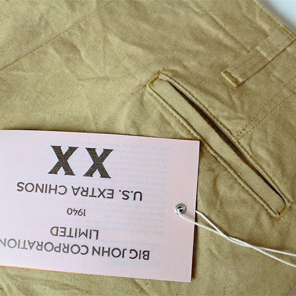 BIGJOHN XX EXTRA チノTAPERD 【新品&未使用品】32インチ 001-xx804s_1_n.jpg