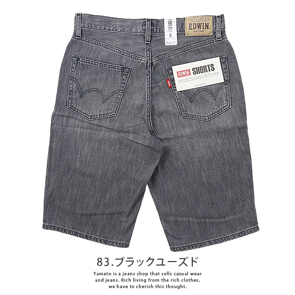EDWIN エドウィン メンズ デニムショートパンツ ハーフパンツ