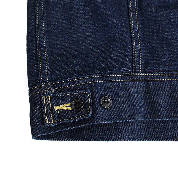 リー　ストームライダー　デニムジャケット　ノンウオッシュ　Sz 42 リーストームライダーデニムジャケットノンウオッシュSz 42