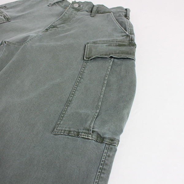 Big John（ビッグジョン） メンズ アメカジ ワイド カーゴパンツ 12oz